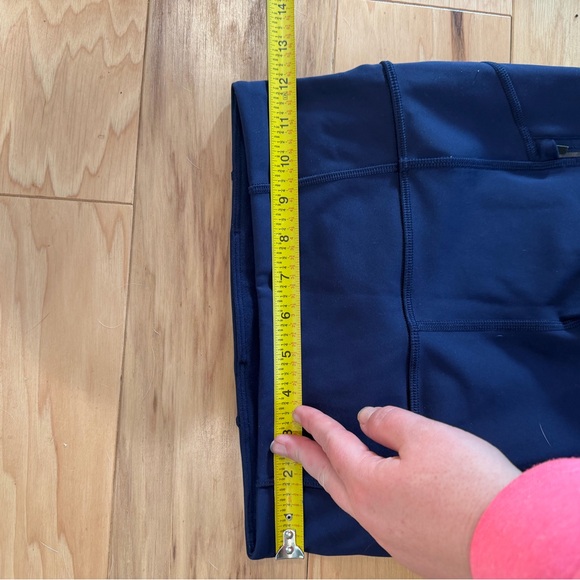 Athleta Rainer Tights size XS Women’s Navy Blue Side Zip Pockets Bundle and Save - Picture 9 of 11
